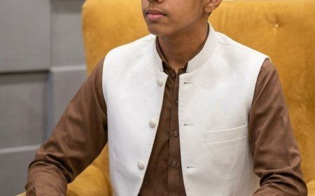Photorealistic Portrait Prompt: South Asian Man in Brown Shalwar Kameez | Gemini-AI Art Prompt