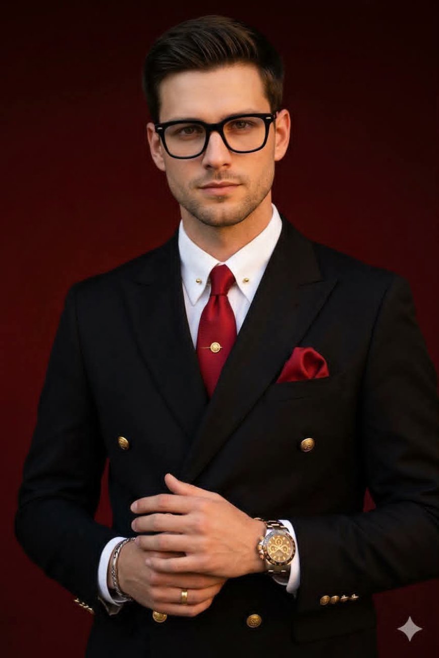 Copy & Past AI create image prompt for  Close Up stylish young man portrate.
